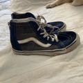 Vans Shoes | Boys Blue And Gray Suede And Canvas High Tops | Color: Blue/Gray | Size: 3b
