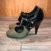 Michael Kors Shoes | Michael Kors Heels | Color: Black/Green | Size: 8