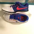 Nike Shoes | New Nike Tanjun Racer Wht/Royal/Hypr Crimson 6.5y | Color: Blue/White | Size: 6.5b