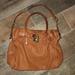 Michael Kors Bags | Michael Kors Leather Handbag, With Shoulder Strap | Color: Brown/Tan | Size: Os