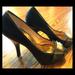 Michael Kors Shoes | Michael Kors Peep Toes Heels/Pumps | Color: Black/Gold | Size: 8.5