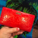 Kate Spade Bags | Kate Spade Croc Bristol Dr Phoenix Travel Wallet | Color: Red | Size: Os