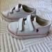 Polo By Ralph Lauren Shoes | Guc Girl Sz 6 White Polo Velcro Sneakers | Color: Pink/White | Size: 6bb