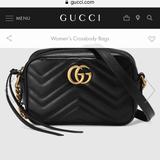 Gucci Bags | Gucci Mini Crossbody Bag. Smaller Size | Color: Black | Size: Os