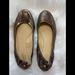 Coach Shoes | Coach Bronze Ballet Flat Shoes Size 7 | Color: Brown | Size: 7