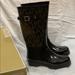 Michael Kors Shoes | Michael Kors Rain Boots | Color: Black/Gold | Size: 9