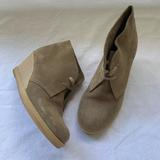 J. Crew Shoes | J Crew Macalister Wedge Ankle Boots | Color: Tan | Size: 6