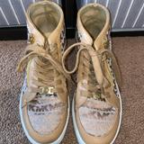 Michael Kors Shoes | Boot Sneakers Micheal Kors | Color: Tan | Size: 4