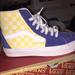 Vans Shoes | Blue And Yellow High Top Vans | Color: Blue/Yellow | Size: 6
