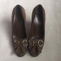 Gucci Shoes | Gucci Brown Suede Tassel Loafer Pump | Color: Brown | Size: 8