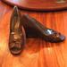 Nine West Shoes | Brown Leather Nine West Wedges | Color: Brown | Size: 8