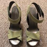 Nine West Shoes | High Heeled Sandals | Color: Brown/Green | Size: 6