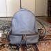 Michael Kors Bags | Michael Kors Light Blue Leather Backpack *Rare* | Color: Blue | Size: Os