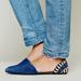 Free People Shoes | Free People Beaded Rajah Slip On Flat Blue 38 | Color: Blue | Size: 38