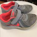 Nike Shoes | Girls Nike Tennis Shoes! | Color: Gray/Pink | Size: 9c