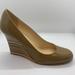 Kate Spade Shoes | Nib Kate Spade Tan Patent Muti Color Wedge 7.5 | Color: Tan | Size: 7.5