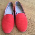 J. Crew Shoes | Jcrew Orange Red Loafers Size 8.5 Barely Worn | Color: Orange/Red | Size: 8.5