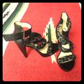Michael Kors Shoes | Michael Kors Open Toe High Heels | Color: Black | Size: 6