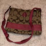 Coach Bags | Free W/ $300 Purchase! Coach Purse! | Color: Pink/Tan | Size: Os