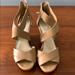 Jessica Simpson Shoes | Jessica Simpson Wedge Sandals | Color: Tan | Size: 8.5