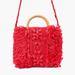Anthropologie Bags | Cleobella Anthropologie Raffia Tote Crossbody Nwt | Color: Red | Size: Red