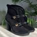 Coach Shoes | Coach Lenora Suede & Shearling Ankle Boot | Color: Black | Size: 8.5