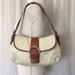 Coach Bags | Coach Soho Brown And White Leather | Color: Brown/White | Size: Os