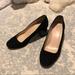 J. Crew Shoes | Jcrew Suede Pumps With Black Lucite Heel | Color: Black | Size: 6.5