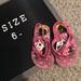 Disney Shoes | Girls Minnie Mouse Flip Flops | Color: Pink | Size: 6bb