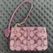 Coach Bags | Hostess Pick Coach Wristlet (Purple) - Nwot | Color: Purple | Size: 6.5” W X 4” H