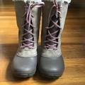 Columbia Shoes | Columbia Gray Waterproof Lace Up Boots. 38. | Color: Gray/Tan | Size: 38