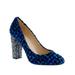 J. Crew Shoes | J. Crew Tweed/Glitter Etta Pumps | Color: Blue/Silver | Size: 5.5