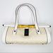 Gucci Bags | Gucci Gg White Canvas Bamboo Bullet Shoulder Bag | Color: Cream/White | Size: Os