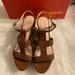 Kate Spade Shoes | Kate Spade Tianna Wedges 8.5 Luggage Brown | Color: Brown | Size: 8.5