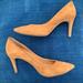 J. Crew Shoes | J Crew | Camel Suede Heels | Color: Gold/Tan | Size: 7.5
