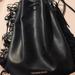 Victoria's Secret Bags | Full Black Leather Victoria Secret Bag | Color: Black | Size: Os