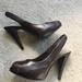 Jessica Simpson Shoes | Jessica Simpson Peep Toe Platform Heels, Size 6.5 | Color: Brown | Size: 6.5