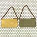 J. Crew Bags | Jcrew Silk Preppy Bag Clutch 2 For 40 | Color: Gold/Green | Size: Os