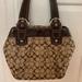 Coach Bags | Coach Brown Logo Handbag Purse | Color: Brown/Tan | Size: Os