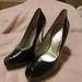 Jessica Simpson Shoes | Jessica Simpson Black Patent Leather Peep Toe Heel | Color: Black | Size: 9