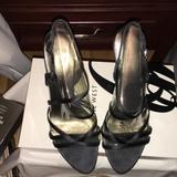 Nine West Shoes | Nine West High Heels | Color: Black/Silver | Size: 9