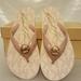 Michael Kors Shoes | Michael Kors Blush Flip Flop Pvc Jet Set 45h3mka1q | Color: Gold/Pink | Size: 7