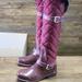 Michael Kors Shoes | Michael Kors Quilted Merlot Rainboots Size 6 | Color: Purple | Size: 6