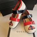 Gucci Shoes | New Authentic Gucci Girl Shoes | Color: Red/White | Size: 24 Euro