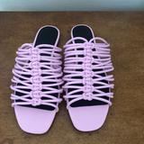 Rebecca Minkoff Shoes | New Rebecca Minkoff Maelynn Slide Sandals 8.5 | Color: Pink/Purple | Size: 8.5