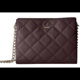 Kate Spade Bags | Kate Spade Mahogany Quilted Leather Shoulder Bag | Color: Purple | Size: Os