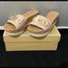 Michael Kors Shoes | Micheal Kors Soft Pink Platform Leather Shoes | Color: Gold/Pink | Size: 9