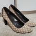 Gucci Shoes | Gucci Diamante Canvas Heels - Very Rare | Color: Brown/Tan | Size: 9.5