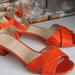 J. Crew Shoes | J. Crew Sandals | Color: Orange | Size: 7