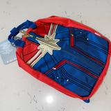 Disney Bags | Captain Marvel Backpack/Duffel Reversible Nwt! | Color: Blue/Red | Size: 9x12x6 Approximately